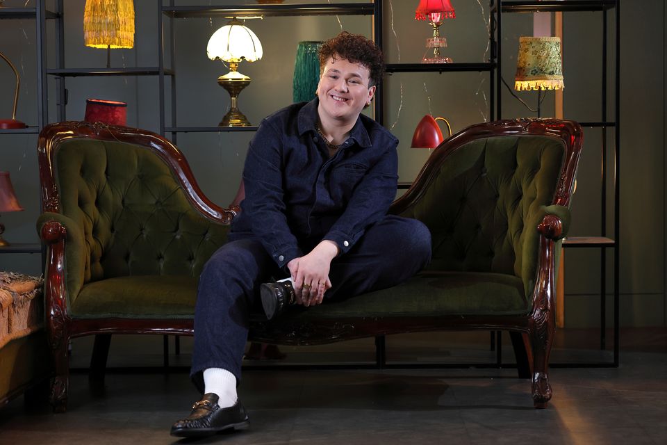 Actor Thommas Kane Byrne at the Abbey Theatre. Photo: Frank McGrath